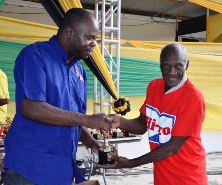 Shaun Baugh and Carlton Smith-champion cattle farmer